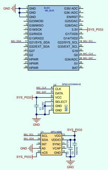 Schematic - M5Stack Core2 ESP32 IoT Development Kit